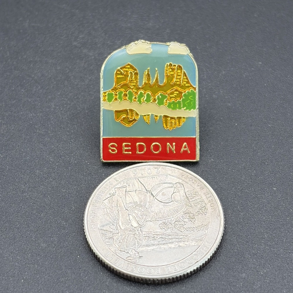 Sedona Arizona USA Lapel Hat Pin - Picture 2 of 3
